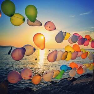Masterful Musicians helping you celebrate with lovely photo of balloons-origin unknown